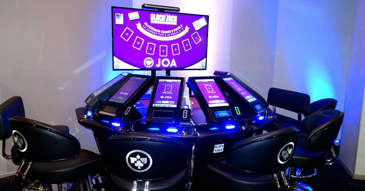 Black jack électronique casino