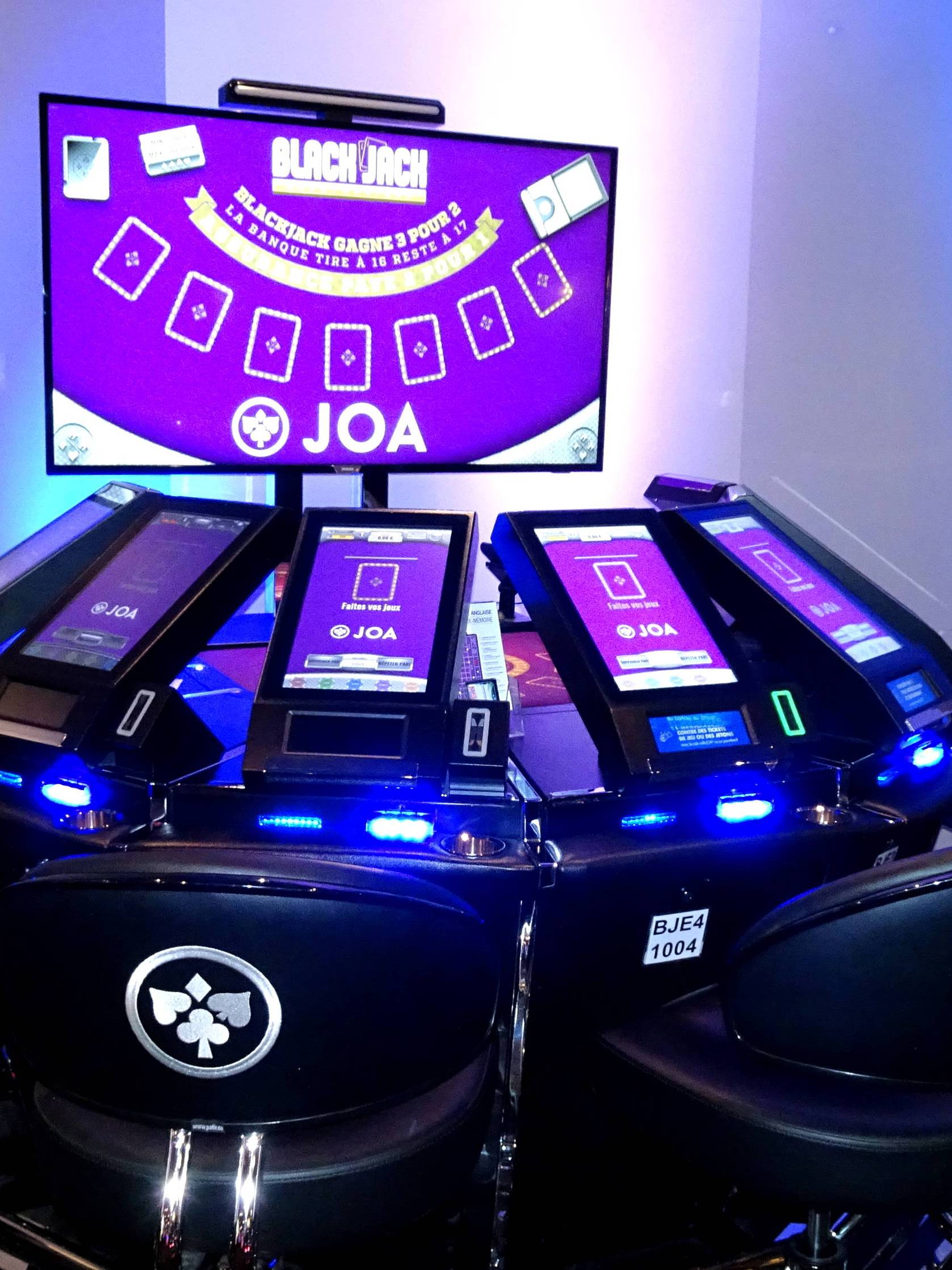Black jack électronique casino