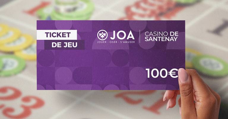 Ticket de jeu JOA Santenay 100€