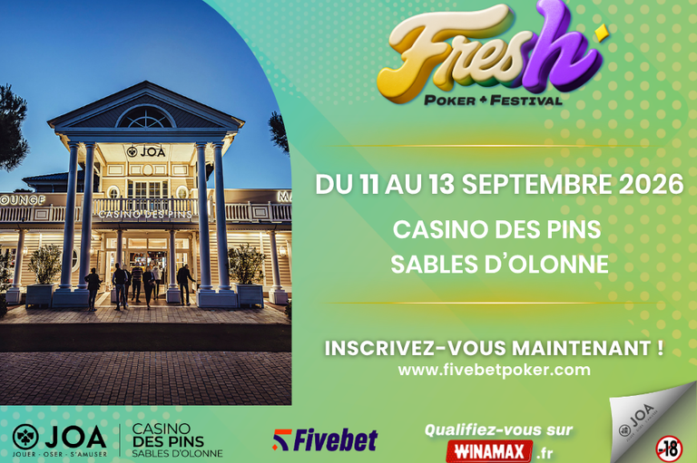 Fresh poker festival - Les Pins dates et inscriptions sept26