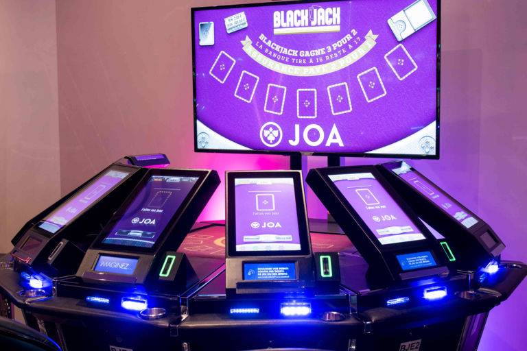 Black jack électronique casinos JOA
