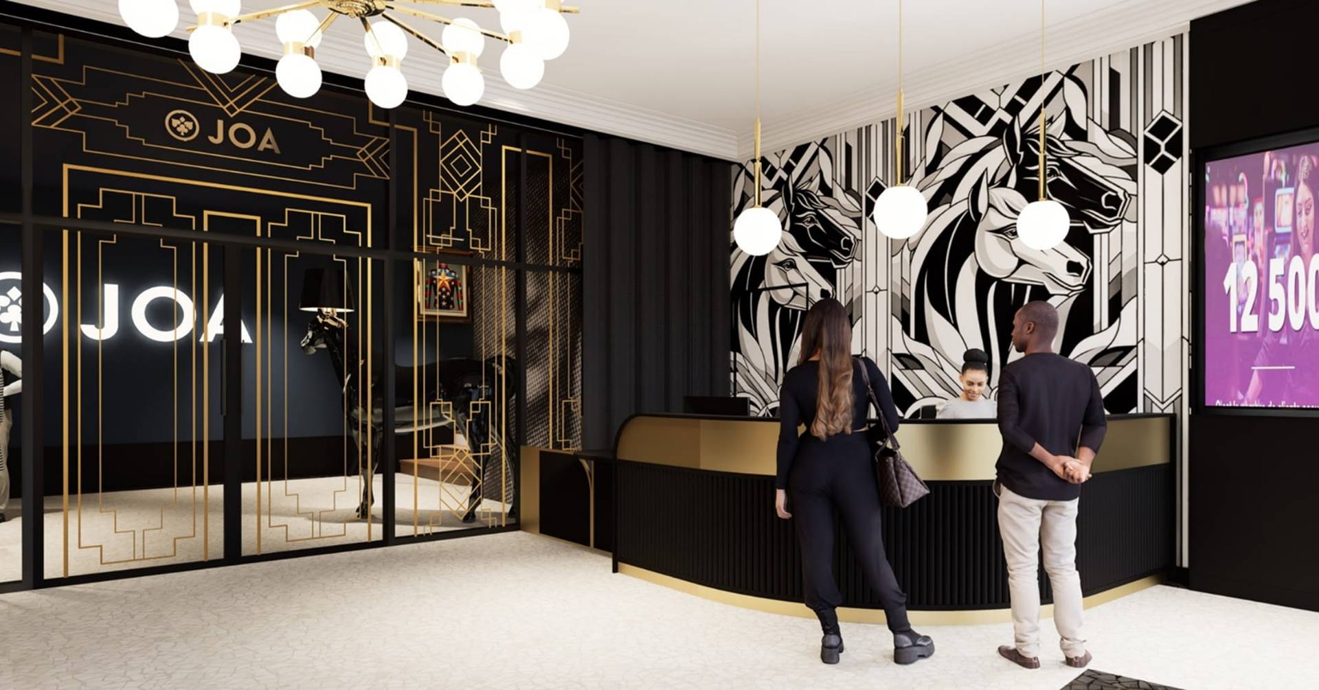 Entrée accueil casino JOA Saumur Entrée accueil casino JOA Saumur