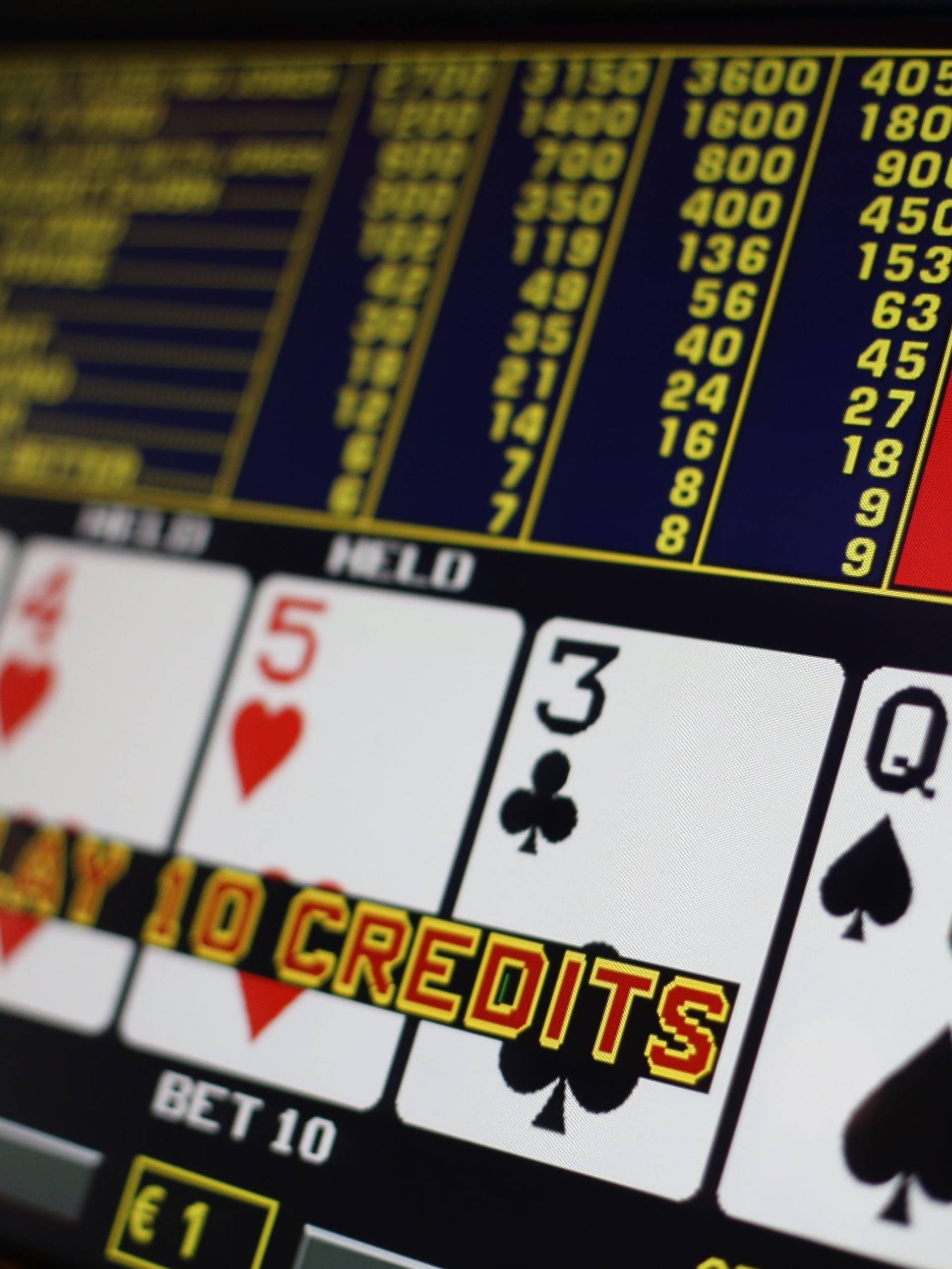 Machines vidéo poker casinos JOA