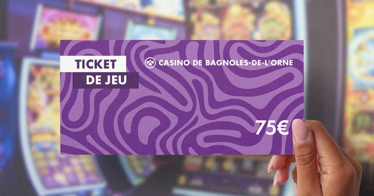 Ticket de jeu JOA Bagnoles de l'Orne 75€