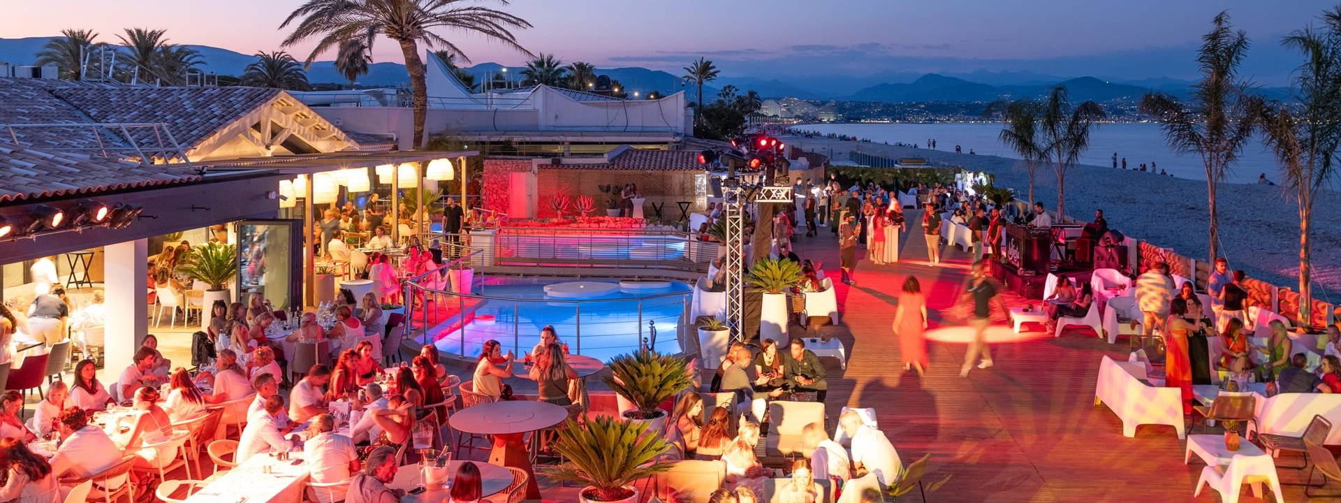 Lounge bar Antibes Siesta Beach Club JOA Lounge bar Antibes Siesta Beach Club JOA