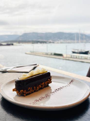 Entremet chocolat noir