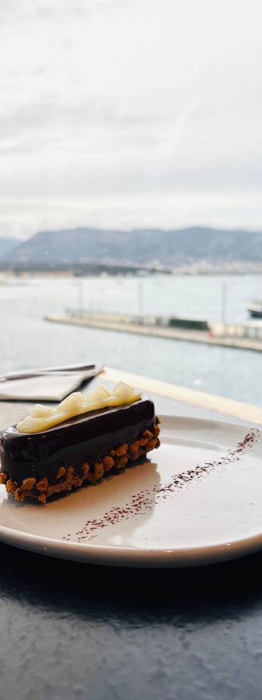 Entremet chocolat noir