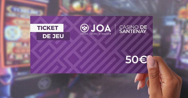 Ticket de jeu JOA Santenay 50€