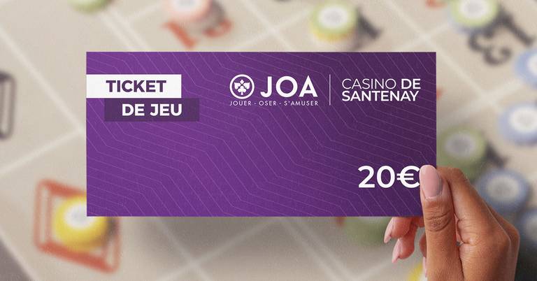 Ticket de jeu JOA Santenay 20€