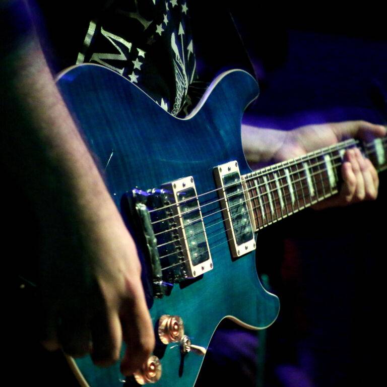 Guitare concert rock