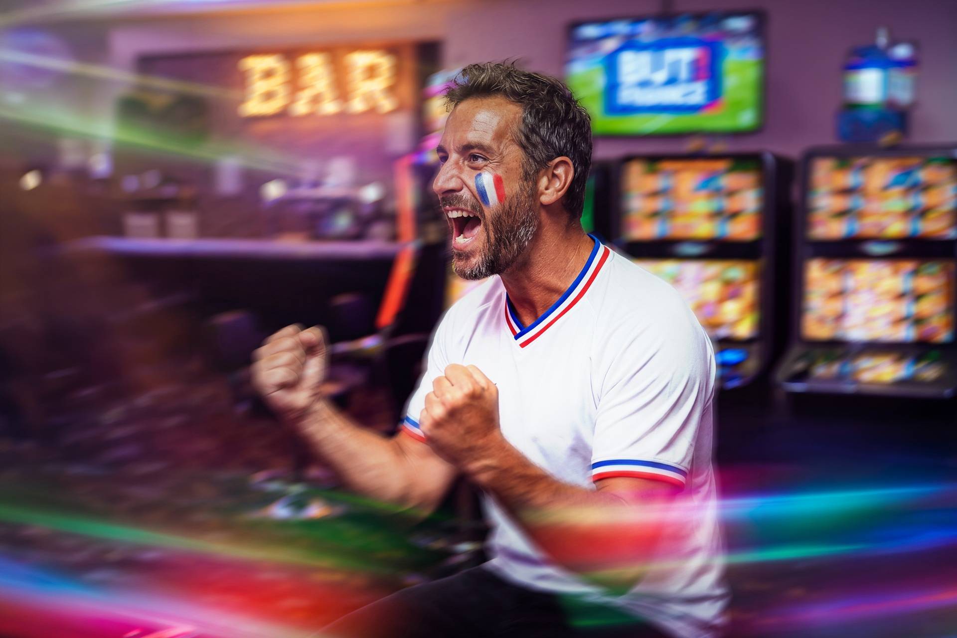 Bar diffusion match foot coupe du monde 2026