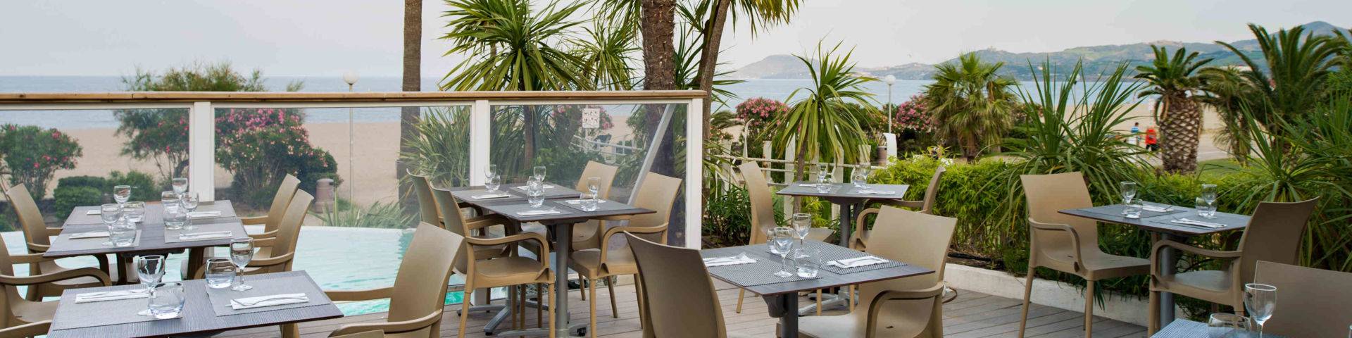 Restaurant terrasse Comptoir JOA Argelès
