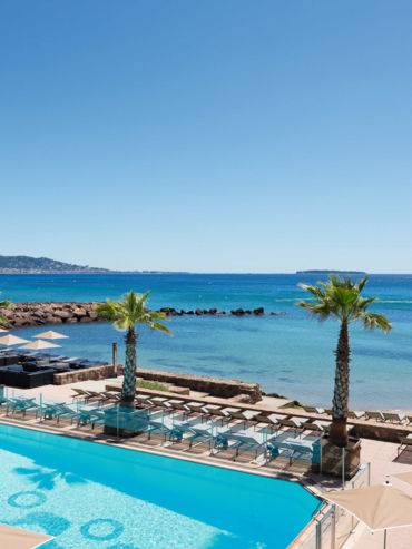 Piscine vue mer Cannes casino JOA