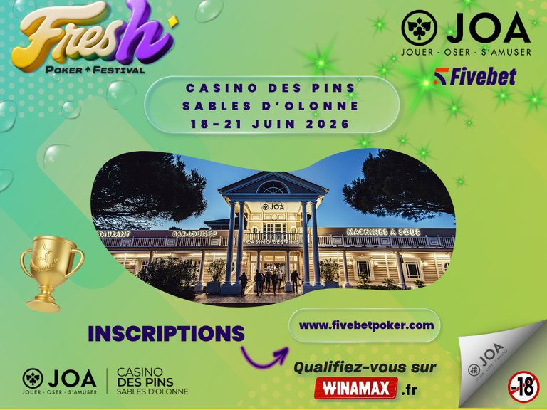 PINS fresh poker festival juin annonce