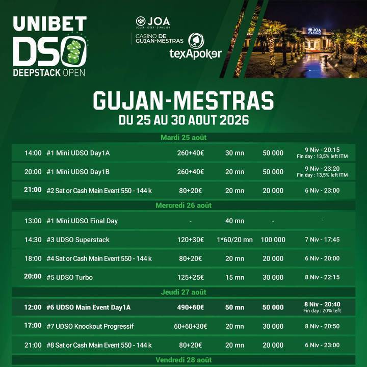 dso gujan août 2026