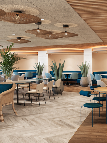 La Siesta Beach Club Antibes restaurant - JOA