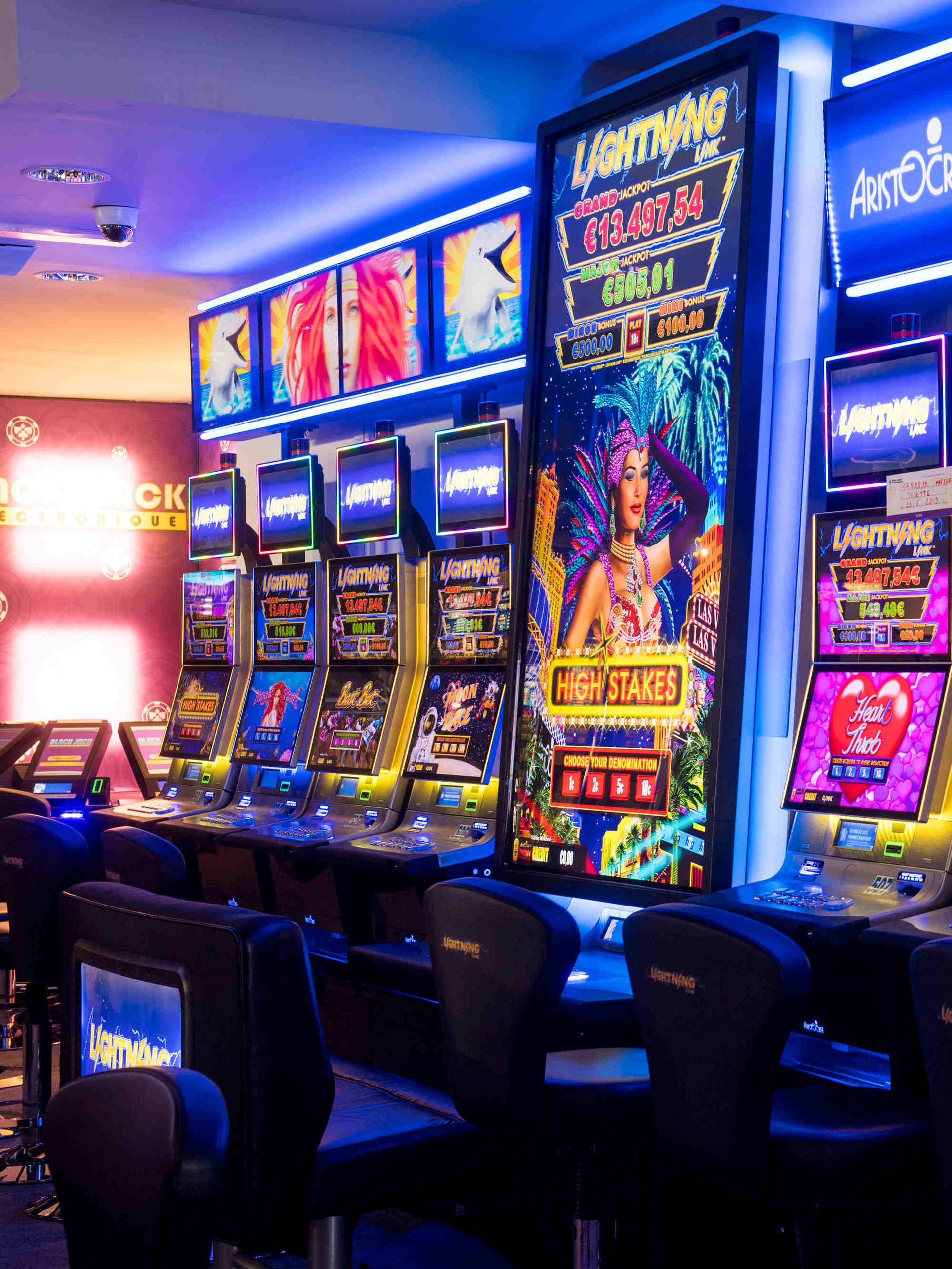 Machines à sous casino JOA Cannes