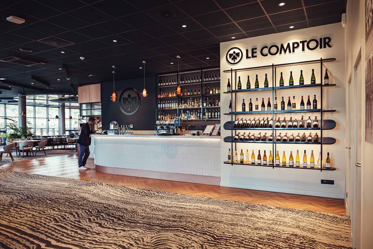 JOA Fécamp Bar Lounge Comptoir entrée