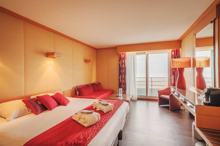 Hotel Spa du Béryl - Saint-Brevin l'océan - chambre vue mer