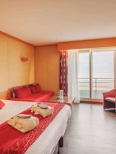 Hotel Spa du Béryl - Saint-Brevin l'océan - chambre vue mer