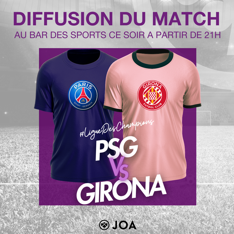 match PSG vs Girona