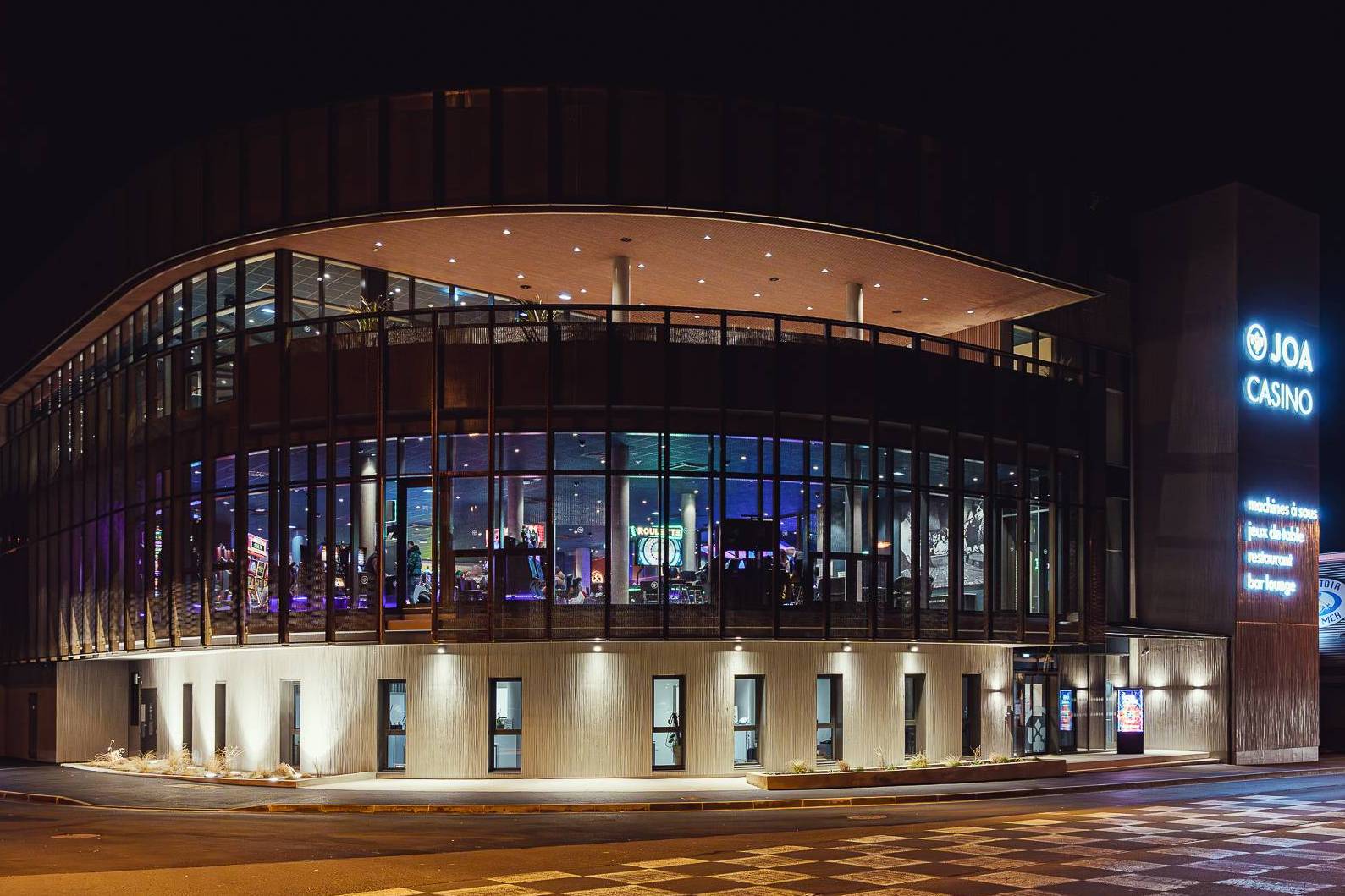 Casino Fécamp facade nuit