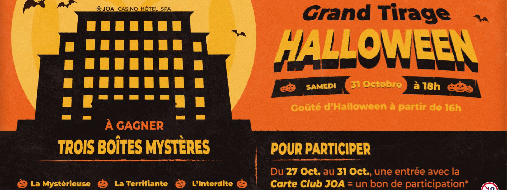 Casino de Saint-Brévin l'Océan | Tirage d'Halloween