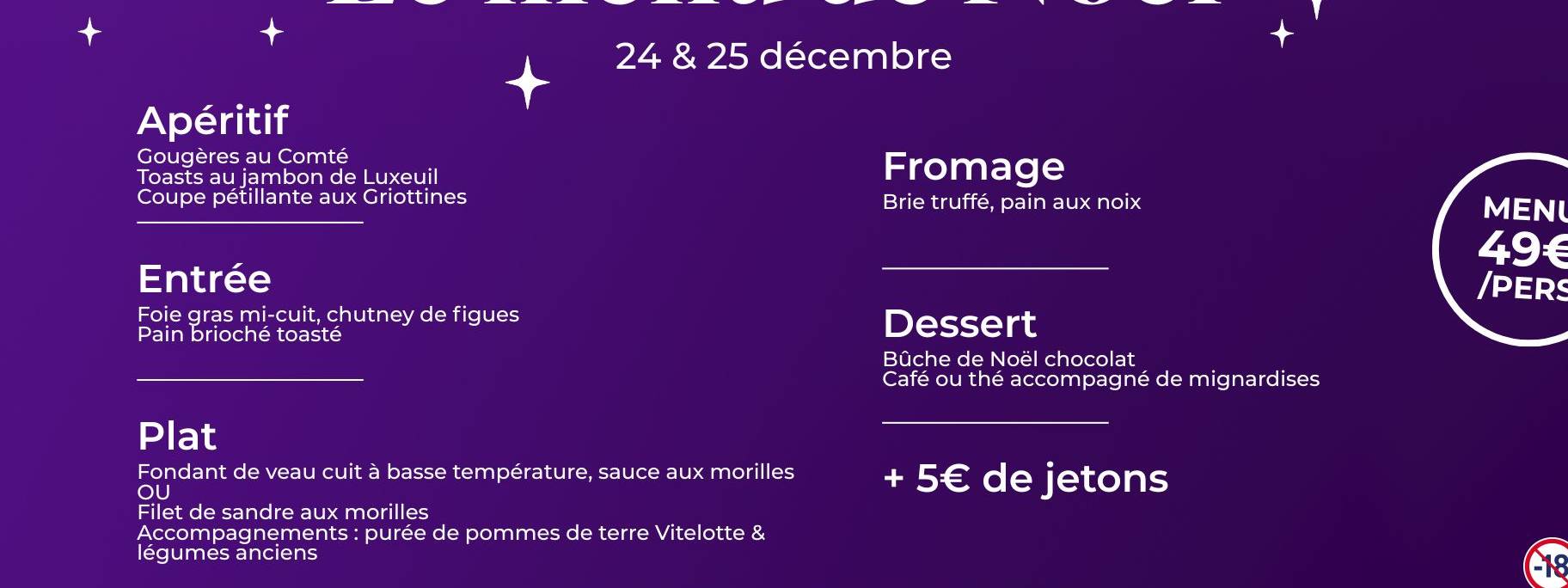 menu noël luxeuil