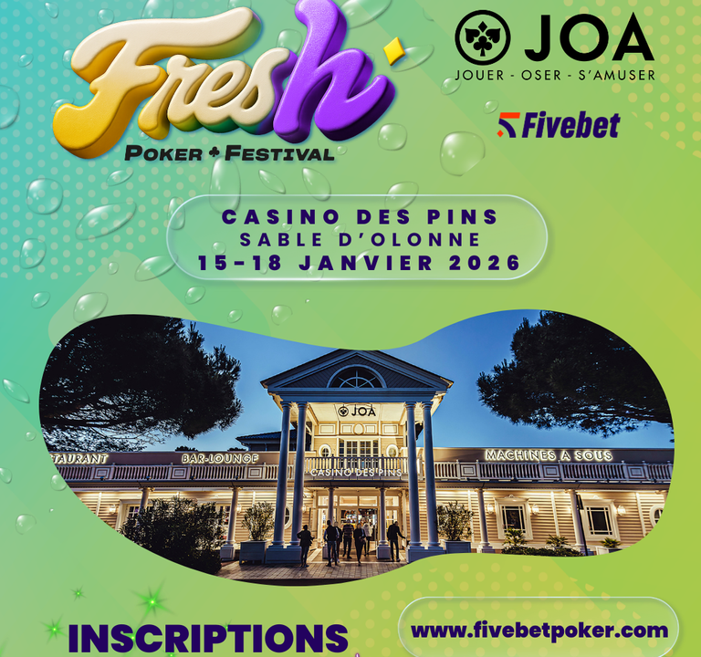 Fresh poker festival 2ème édition - Les Pins Fresh poker festival 2ème édition - Les Pins