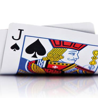 Cartes black jack casino JOA