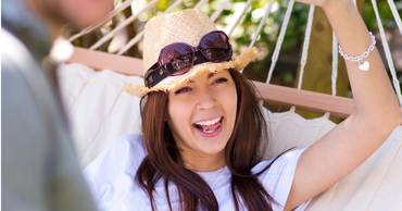 femme relax hamac