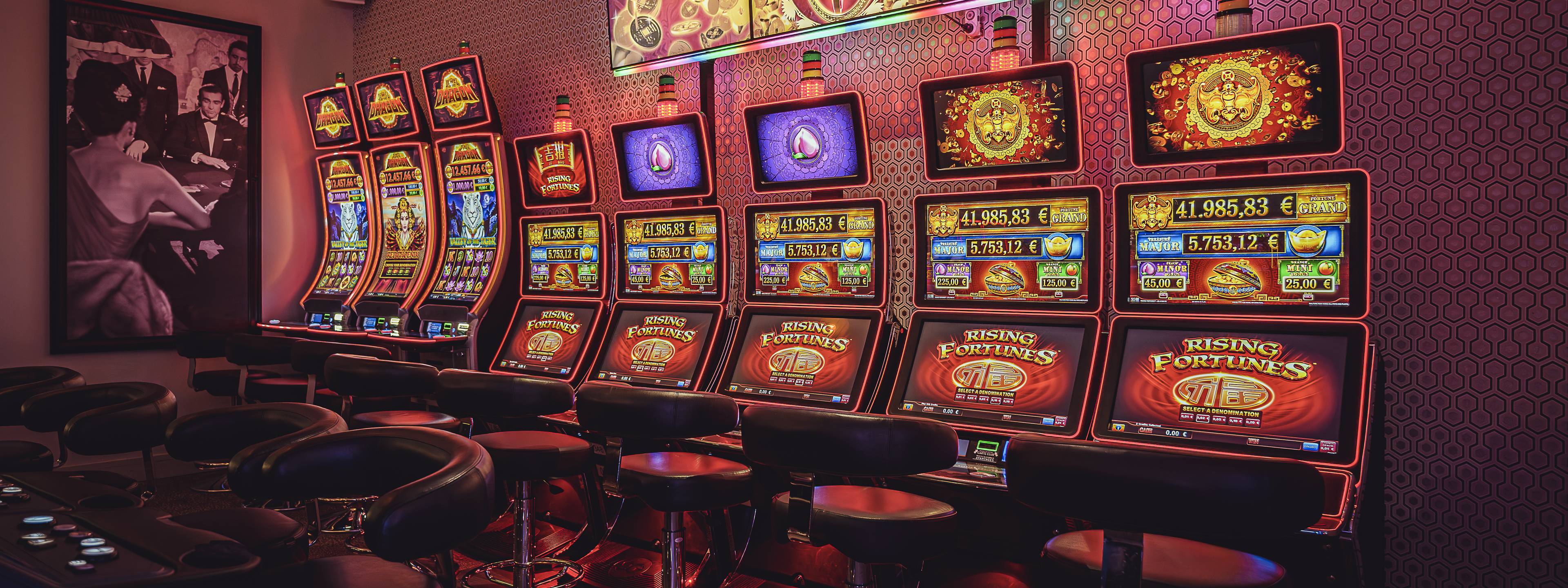 Jeux, Machines à sous, Jeux de table, Jeux de table électroniques