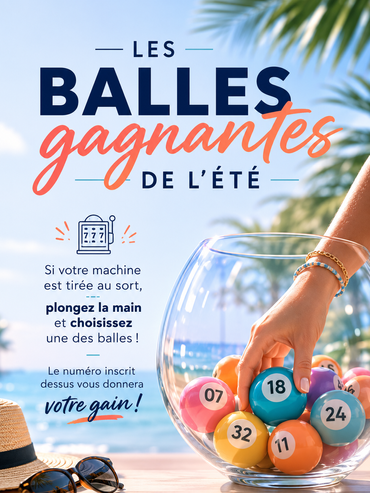 Casino de Saint-Brévin l'Océan | Affiches les balles gagnantes de l'été