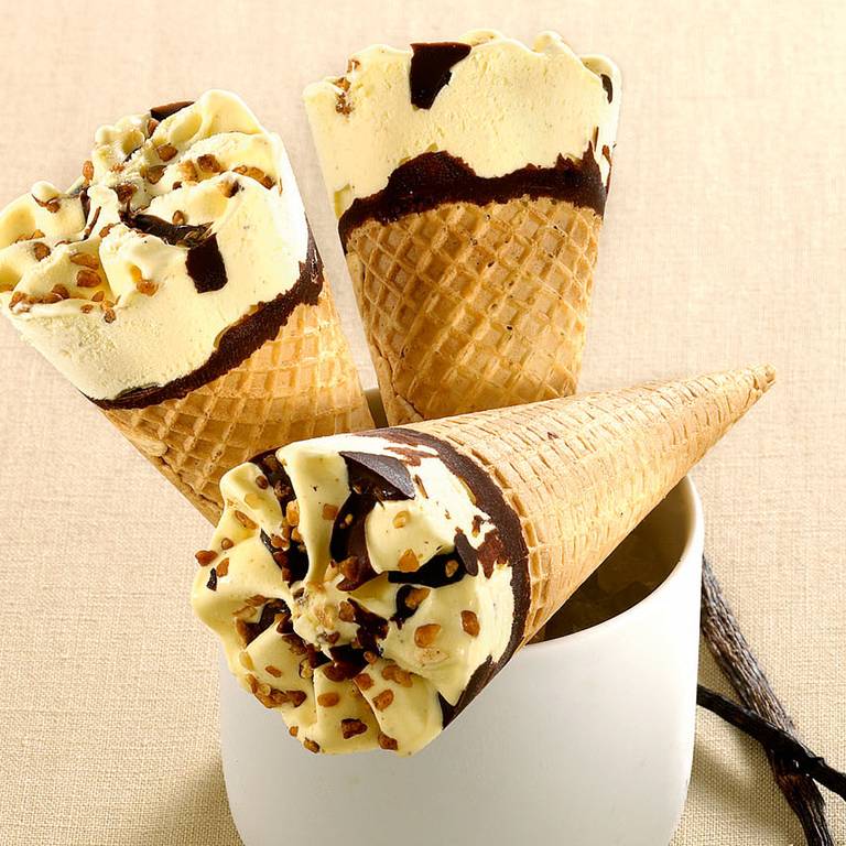glace cone vanille