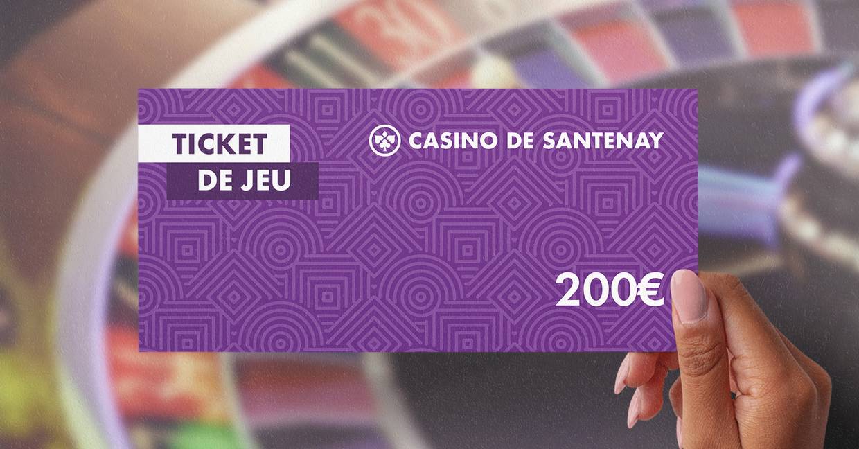 Ticket de jeu JOA Santenay 200€