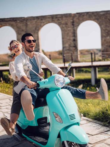 Vespa voyage Italie
