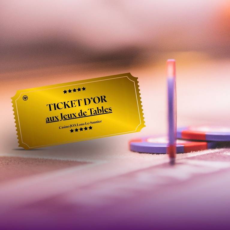 Ticket d'or Lons
